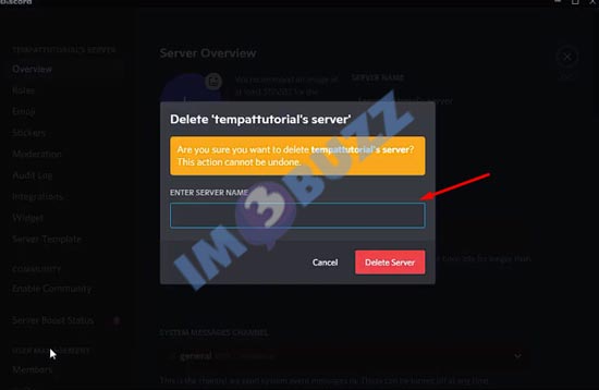 4 Input Nama Server Discord