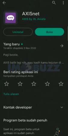 Install Ulang AXISnet