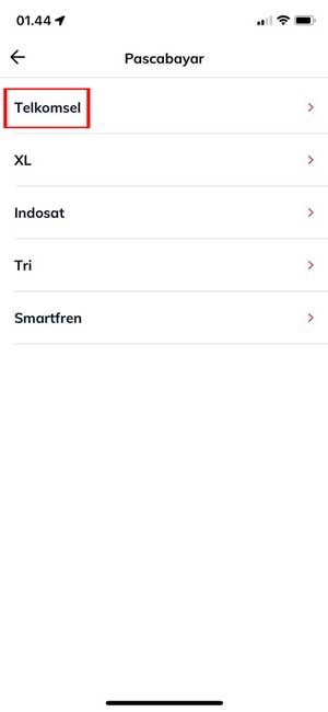 Pilih Telkomsel