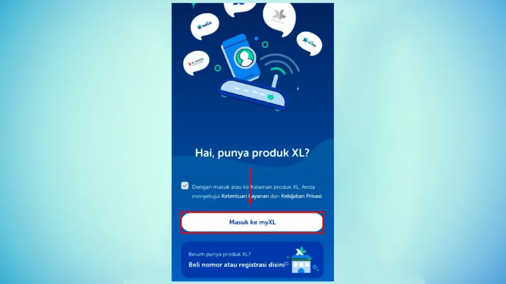 Ketuk Masuk ke MyXL