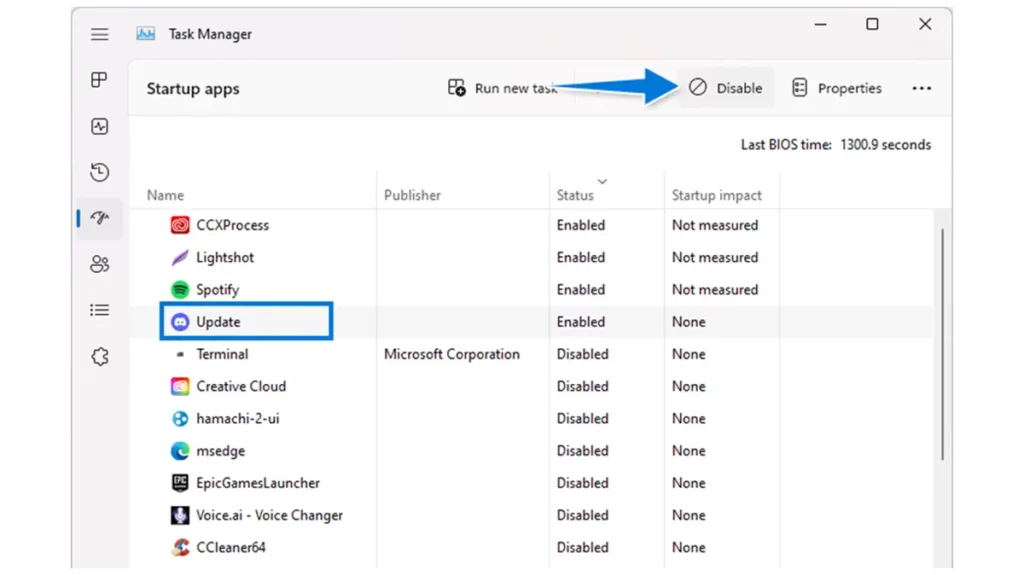 Melalui Task Manager